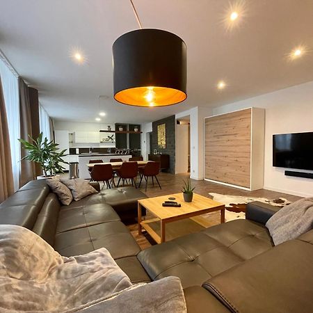 Apartment Leipzig Waldstrassenviertel Loft Terrasse, Redbull Arena Bagian luar foto